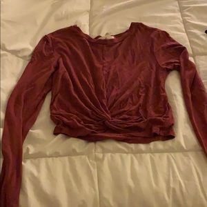 Maroon long sleeve